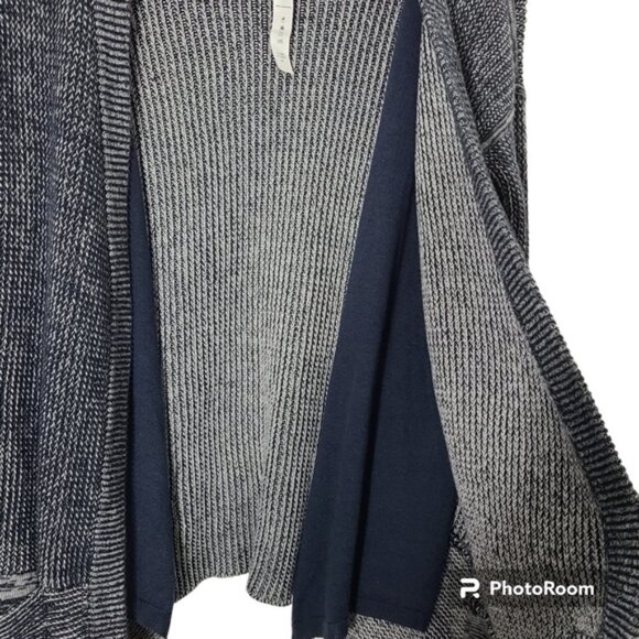 Lululemon Vestigan Blue Cashmere Blend Knitted Cardigan Womens Size 4 - Picture 8 of 16